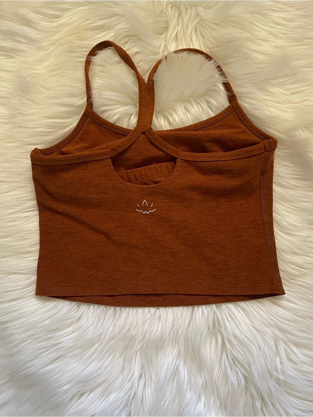 Beyond Yoga Rust Brown High-Waist Leggings & Crop Tank Set - Picture 12 of 13